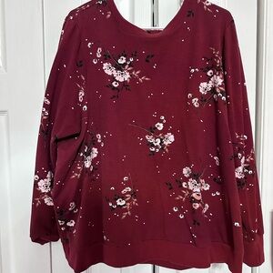 Torrid Floral Sweatshirt